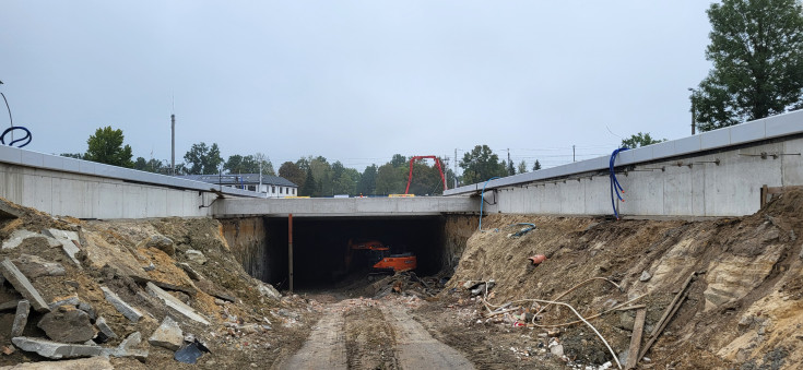 tunel, prace budowlane, Sulejówek