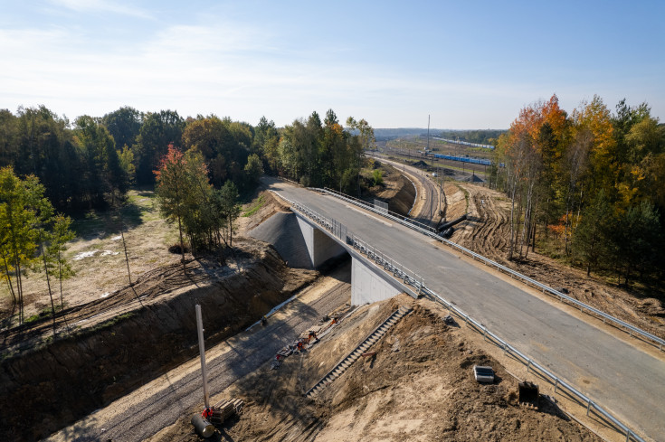 Miasteczko Śląskie, LK182, nowy wiadukt, nowa infrastruktura