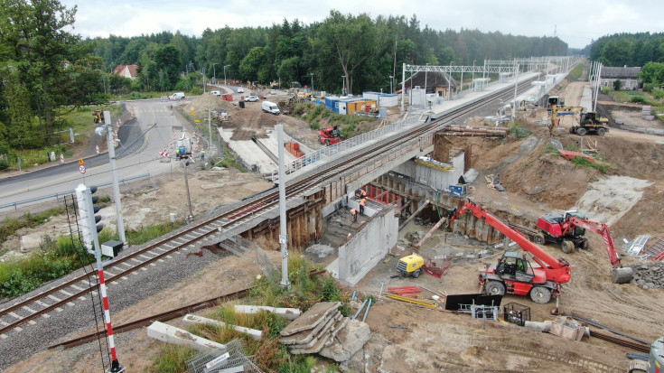 E75, Rail Baltica, Ełk, prace na stacji kolejowej