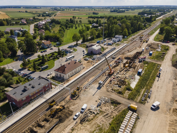 E75, stacja, Czyżew, prace budowlane, nowa infrastruktura