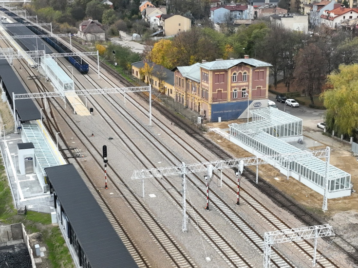 stacja, LK62, Olkusz, nowe przejście podziemne, nowa winda, nowy peron