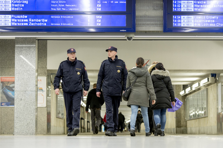 SOK, wiadukt, most, stacja, żółta naklejka, 112, ferie zimowe, patrol