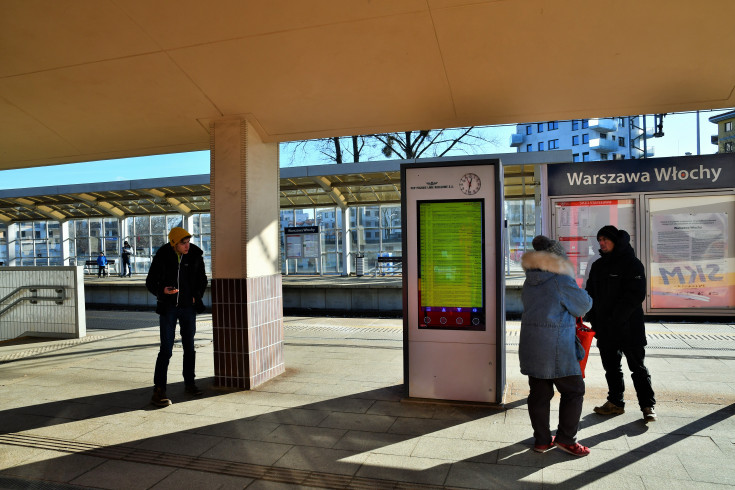 Warszawa Włochy, infokiosk