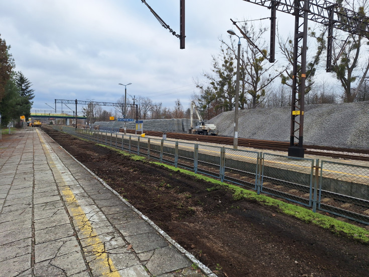 stacja, LK25, prace budowlane, LK78, LK74, nowy tor, nowy obiekt inżynieryjny, Targorzeg, nowy przejazd kolejowo-drogowy