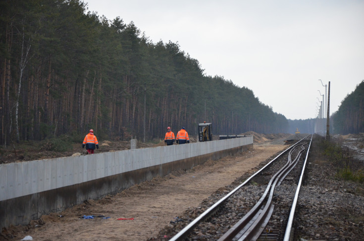 modernizacja, LK8, budowa peronu, Grabów nad Pilicą