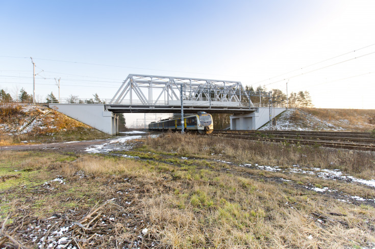 POIiŚ 2014-2020, Toszek Północ, Rudziniec Gliwicki, Paczyna, nowy wiadukt kolejowy