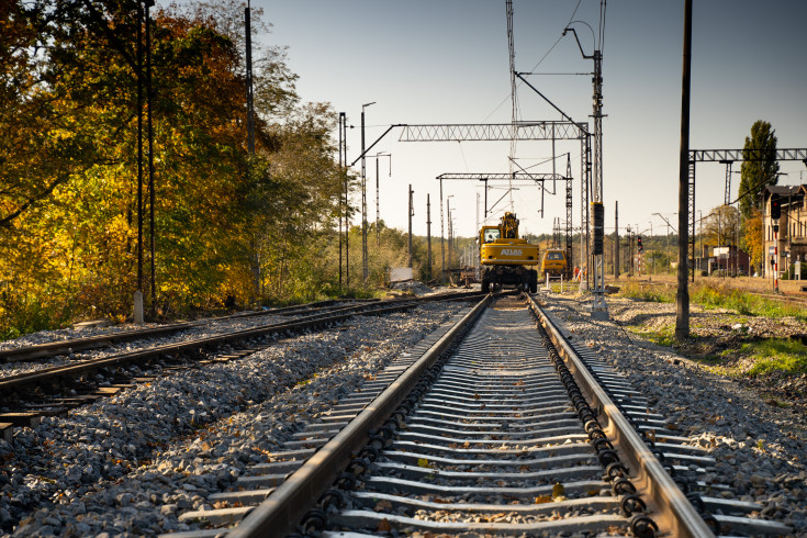 tor, prace budowlane, Toszek Północ, Rudziniec Gliwicki, Stare Koźle, transport towarowy, maszyna