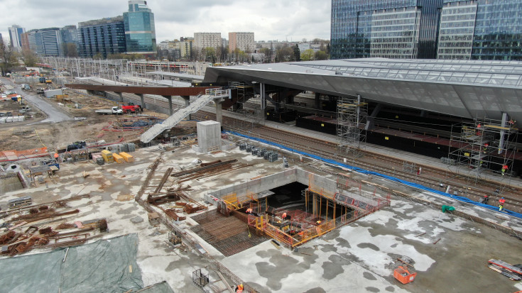 Warszawa Zachodnia, linia średnicowa, warszawska linia średnicowa, Budimex, przebudowa toru, WWK