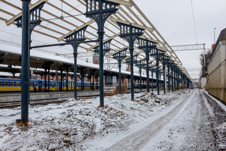 POIiŚ 2014-2020, tunel, Gdańsk Główny, budowa peronu, modernizacja stacji