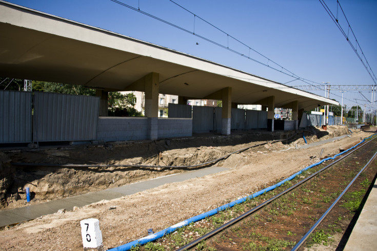 modernizacja, CEF, Łącząc Europę, LK447, Warszawa Włochy, warszawski węzeł kolejowy, kolej aglomeracyjna, aglomeracja warszawska, prace budowlane, przystanek, inwestycja