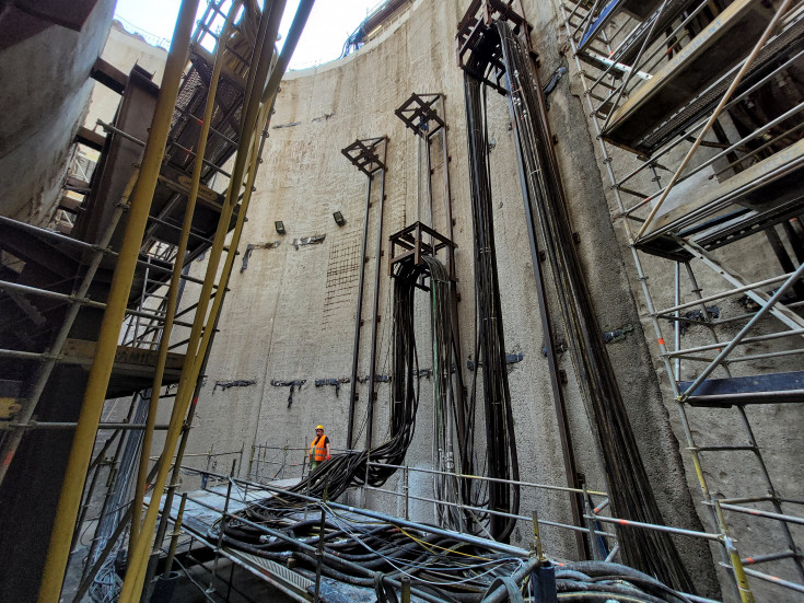 TBM, Święta Katarzyna, tarcza, drążenie tunelu kolejowego