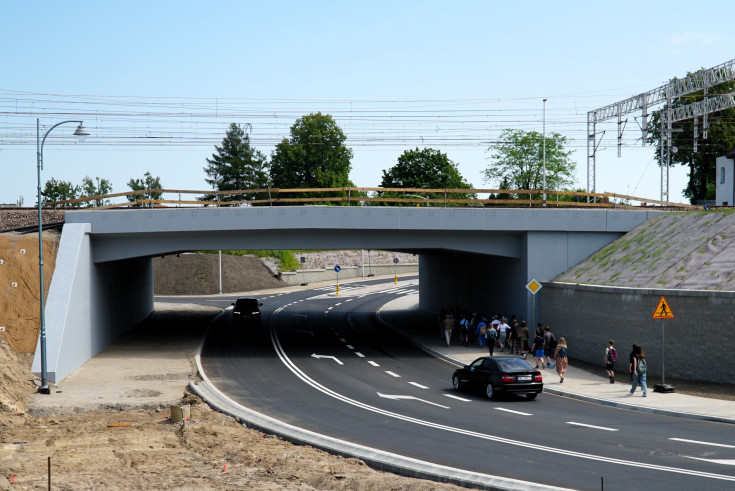 E75, Rail Baltica, Ełk, nowy wiadukt, samochód osobowy, nowa infrastruktura