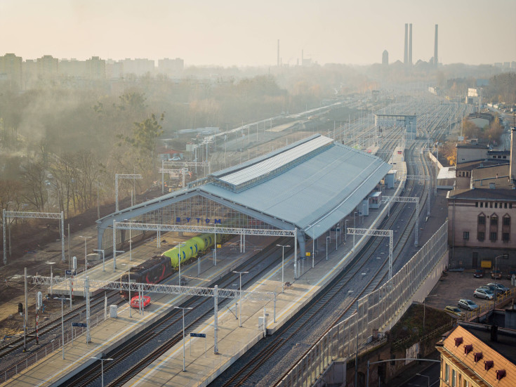 stacja, Bytom, nowa infrastruktura, hala peronowa