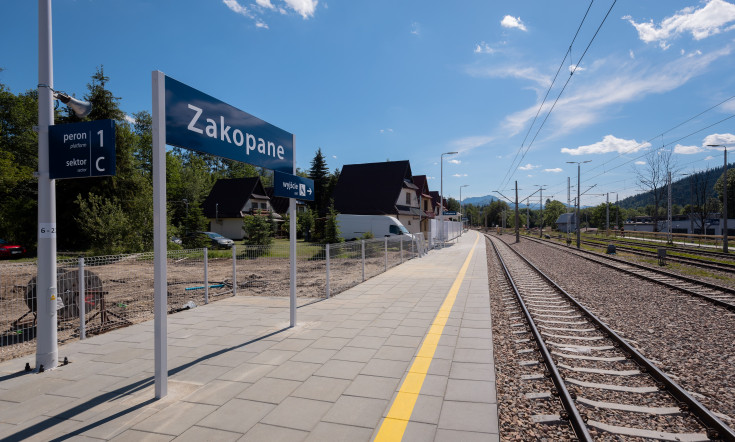 peron, tor, kolejowa zakopianka, stacja tymczasowa, Zakopane Spyrkówka