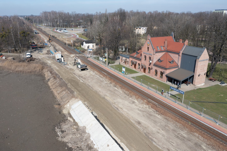 CEF, śląskie, modernizacja stacji, maszyna, Czechowice-Dziedzice, nowy  most, Zabrzeg, Goczałkowice-Zdrój