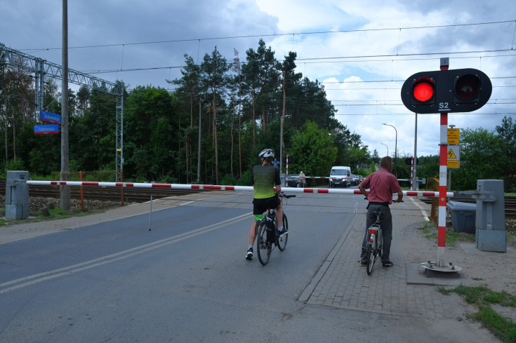 przejazd kolejowo-drogowy, Łódź, ul. Malownicza