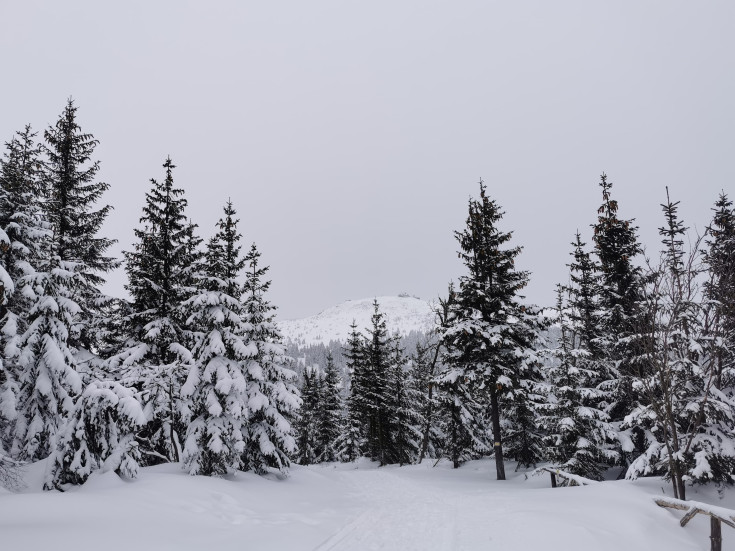 Karpacz, góra, Śnieżka, śnieg