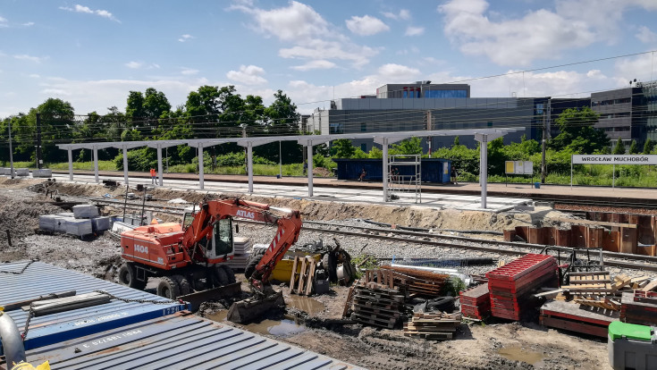 nowy przystanek, Wrocław Muchobór, nowe przejście podziemne, nowa winda, nowa infrastruktura pasażerska