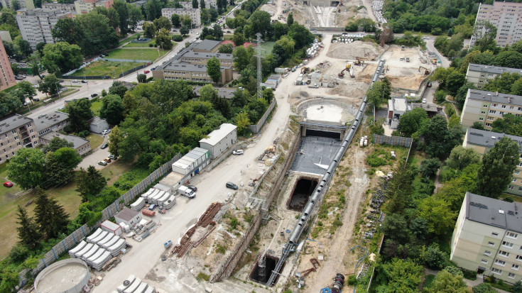 Łódź Żabieniec, Łódź Fabryczna, Łódź Kaliska, alomeracja łódzka, budowa tunelu