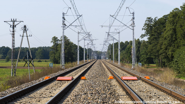 lokomotywa, wagon, tor, kontrola, dSAT, czujniki