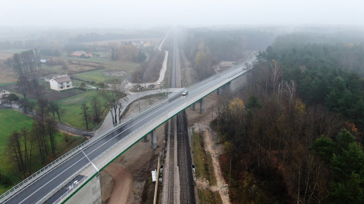 E75, Rail Baltica, Mokra Wieś, nowa infrastruktura, nowy wiadukt drogowy