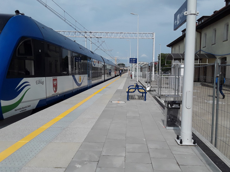 peron, stacja, Ełk, Giżycko, LK38, powrót pociagów