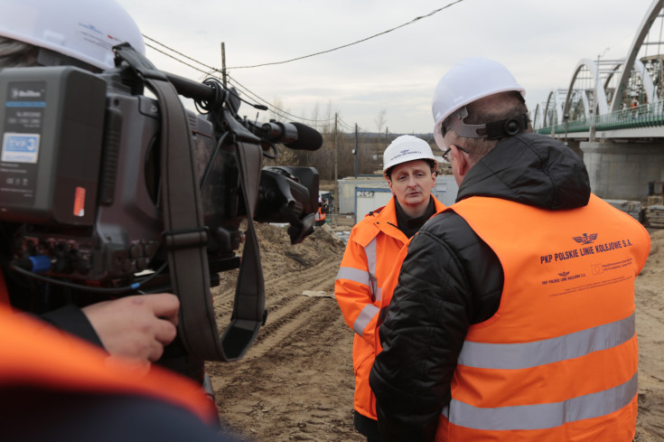 E75, Rail Baltica, CEF, Małkinia, briefing prasowy