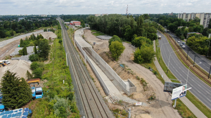 Łódź Żabieniec, Łódź Fabryczna, Łódź Kaliska, alomeracja łódzka, budowa tunelu