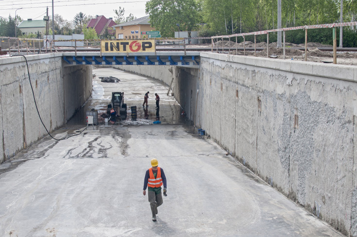 modernizacja, skrzyżowanie bezkolizyjne, Grodzisk Mazowiecki, tunel, droga, LK1