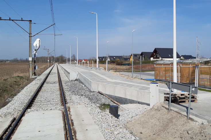 LK292, nowa infrastruktura pasażerska, nowy tor, Chrząstawa Mała