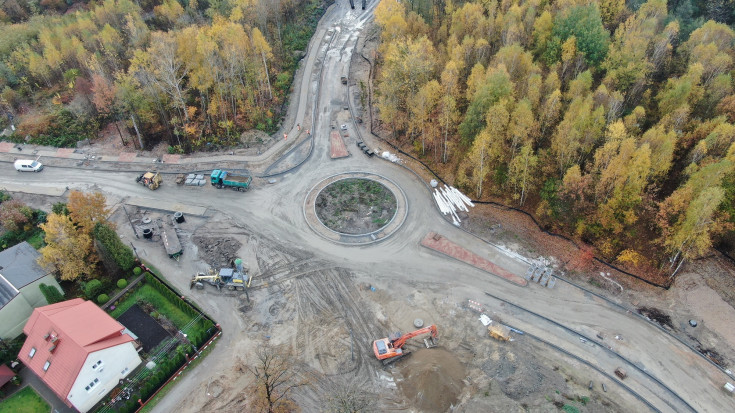 E75, Rail Baltica, Kobyłka Ossów, prace budowlane, nowy tunel, nowa infrastruktura, nowy wiadukt drogowy, nowe skrzyżowanie bezkolizyjne, rondo