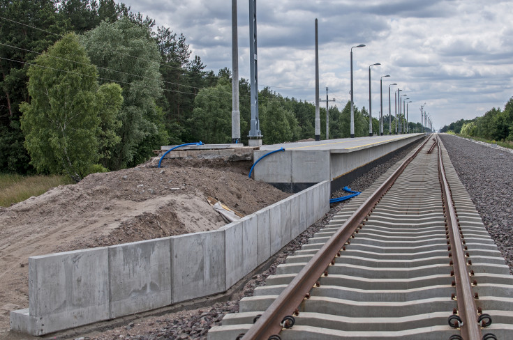 most, Liwiec, modernizacja, E75, Rail Baltica, droga, Łochów, przystanek