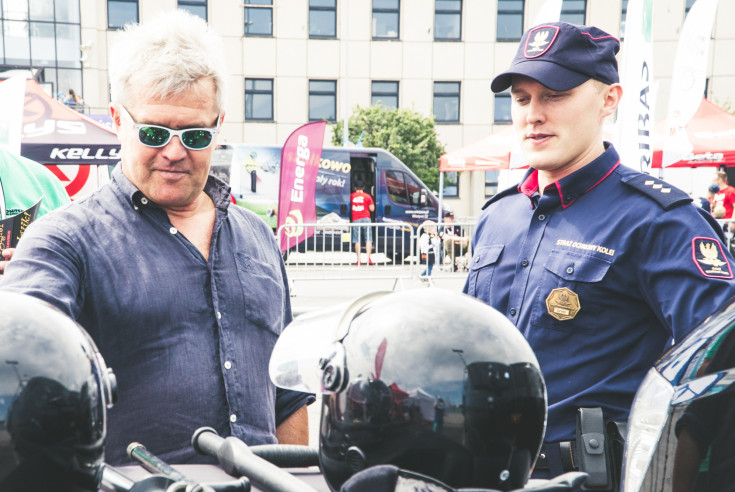 SOK, Straż Ochrony Kolei, bezpieczny przejazd, kampania społeczna, szlaban na ryzyko, Gdynia, edukacja, edukacja dzieci, wydarzenie plenerowe, stoisko, stoisko kampanii, Moto Safety Day, edukacja dorosłych