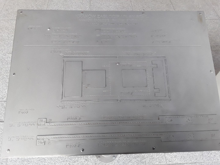 niepełnosprawni, stacja, alfabet Braille'a, dostępność