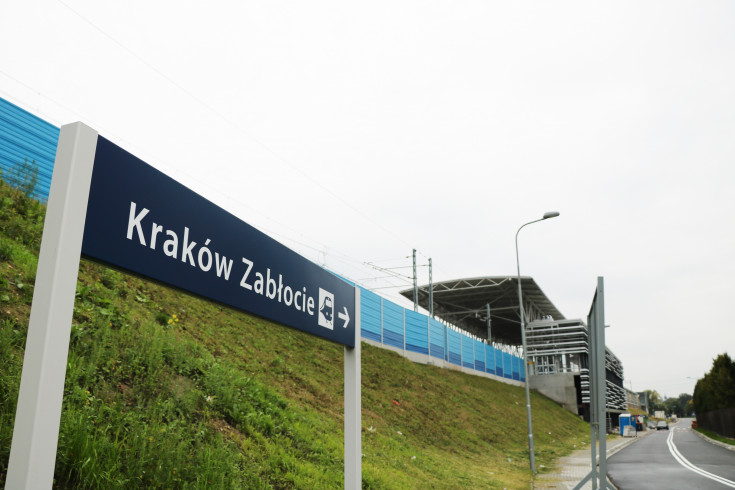 Kraków, łącznica, POIiŚ 2014-2020, łącznica krakowska, Kraków Zabłocie, informacja pasażerska, aglomeracja krakowska, Program Operacyjny Infrastruktura i Środowisko, kolej aglomeracyjna, nowy przystanek, infrastruktura kolejowa, przystanek, inwestycja