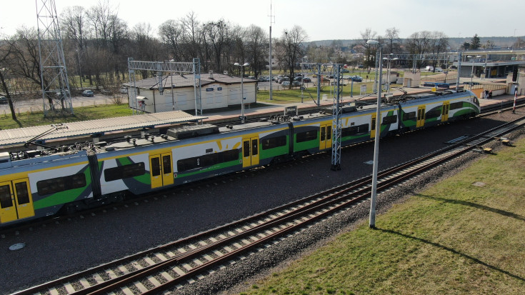 stacja, tor, Mława, pociąg osobowy