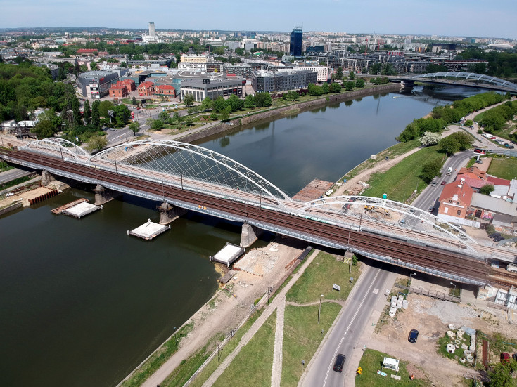 Kraków, E30, Kraków Główny Towarowy, Rudzice, nowa infrastruktura, otwarcie mostu kolejowego