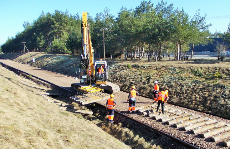 przejazd kolejowo-drogowy, prace torowe, nowa infrastruktura, Laskowice Pomorskie, Kwiatki, LK215