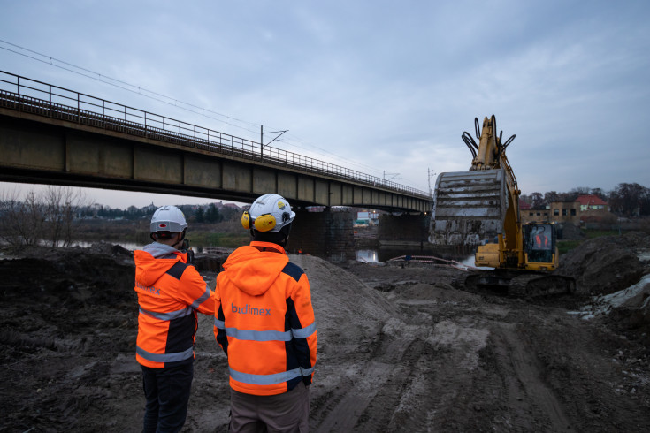 E59, Wronki, nowy rozjazd, most nad Wartą