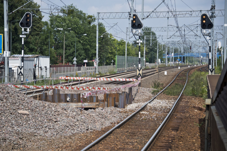 modernizacja, CEF, Łącząc Europę, LK447, kolej aglomeracyjna, aglomeracja warszawska, Warszawa Ursus, prace budowlane, przystanek, inwestycja