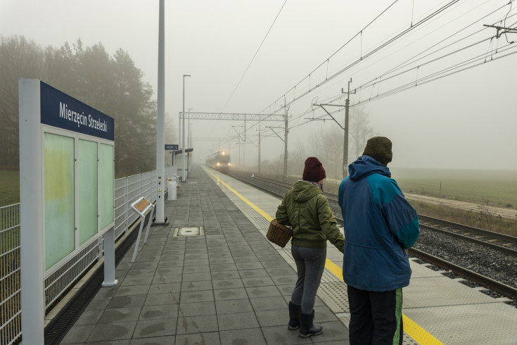 pasażer, LK59, nowa infrastruktura pasażerska, nowy peron, Mierzęcin