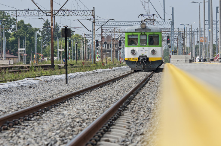 peron, Tłuszcz, modernizacja, E75, Rail Baltica, tor, infrastruktura kolejowa