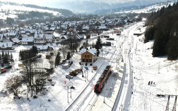 stacja, Biały Dunajec, nowa infrastruktura, powrót pociagów, Tatry, kolejowa zakopianka, nowy peron, pociąg osobowy