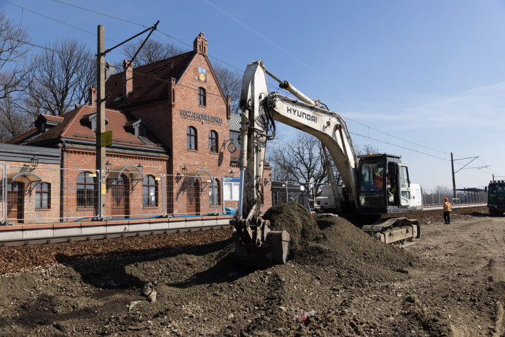 CEF, śląskie, modernizacja stacji, maszyna, Czechowice-Dziedzice, nowy  most, Zabrzeg, Goczałkowice-Zdrój