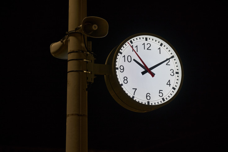 informacja pasażerska, śląskie, zegar, Rybnik, KPO, CSDIP