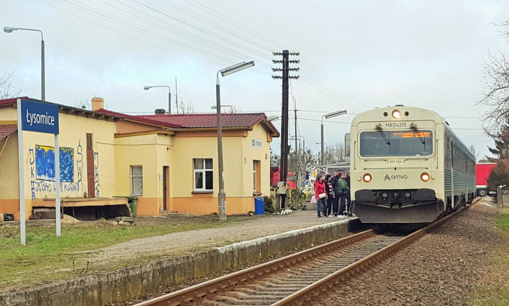 LK207, nowy przystanek, nowy rozjazd, nowy przejazd, nowy tor, nowy obiekt inżynieryjny, Łysomice