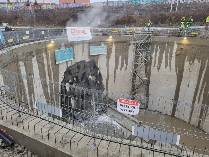 TBM, tarcza, Faustyna, tunel w Łodzi