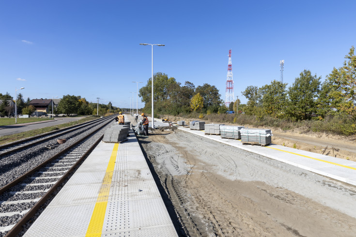 nowy tor, LK35, nowa infrastruktura, nowy peron, Grabów