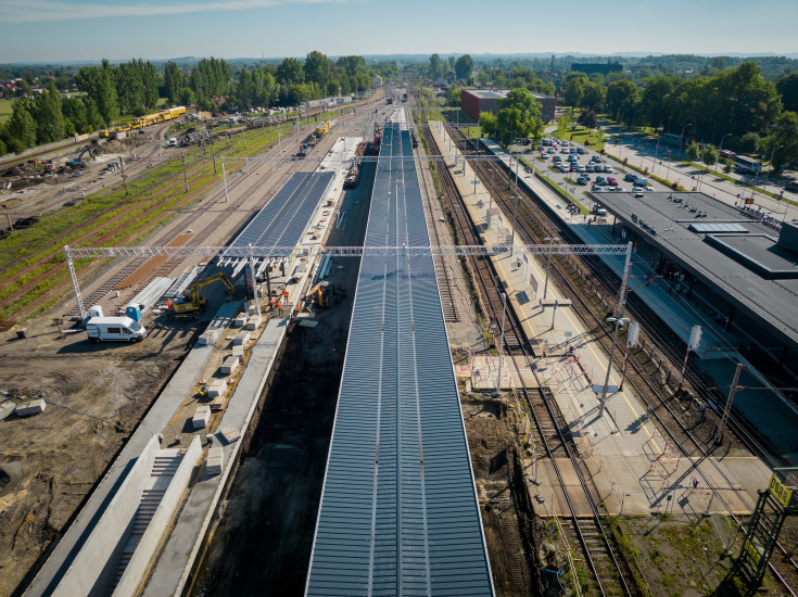 Oświęcim, LK93, nowa infrastruktura, prace na stacji kolejowej