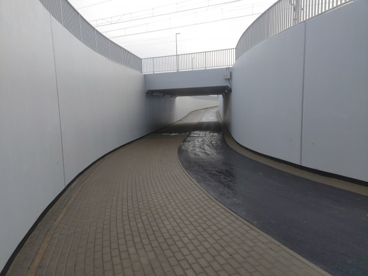 E59, Kiekrz, nowy tunel, nowa infrastruktura, przejście pieszo-rowerowe